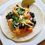 black bean tacos