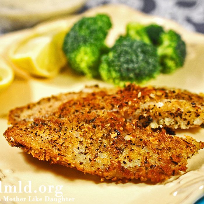Macadamia Nut Crusted Tilapia square