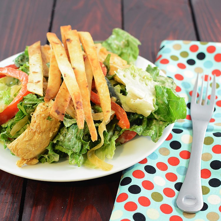 chicken fajita salad square