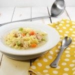 chicken noodle soup square