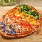 veggie pizza square