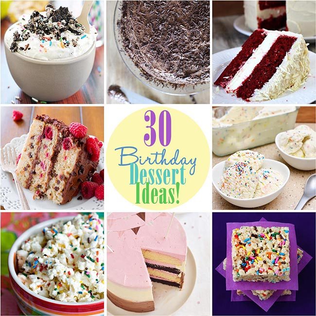 birthday desserts square