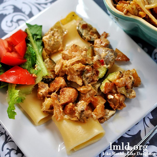 creamy chicken pasta3square