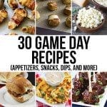 30 game day recipes square