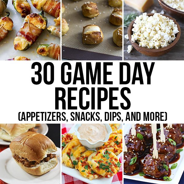 30 game day recipes square