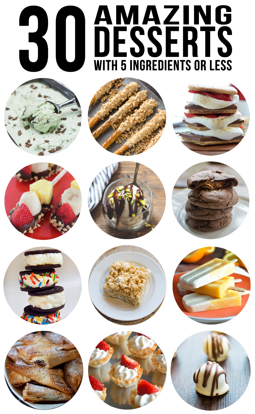 Name All Types Of Desserts