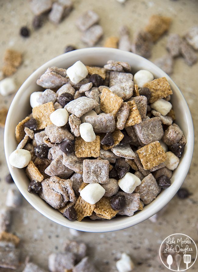 S'mores Muddy Buddies - Like Mother, Like Daughter