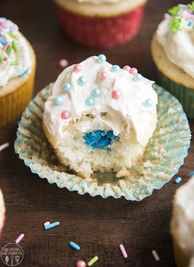 Gender Reveal Cupcakes Like Mother Like Daughter 6985