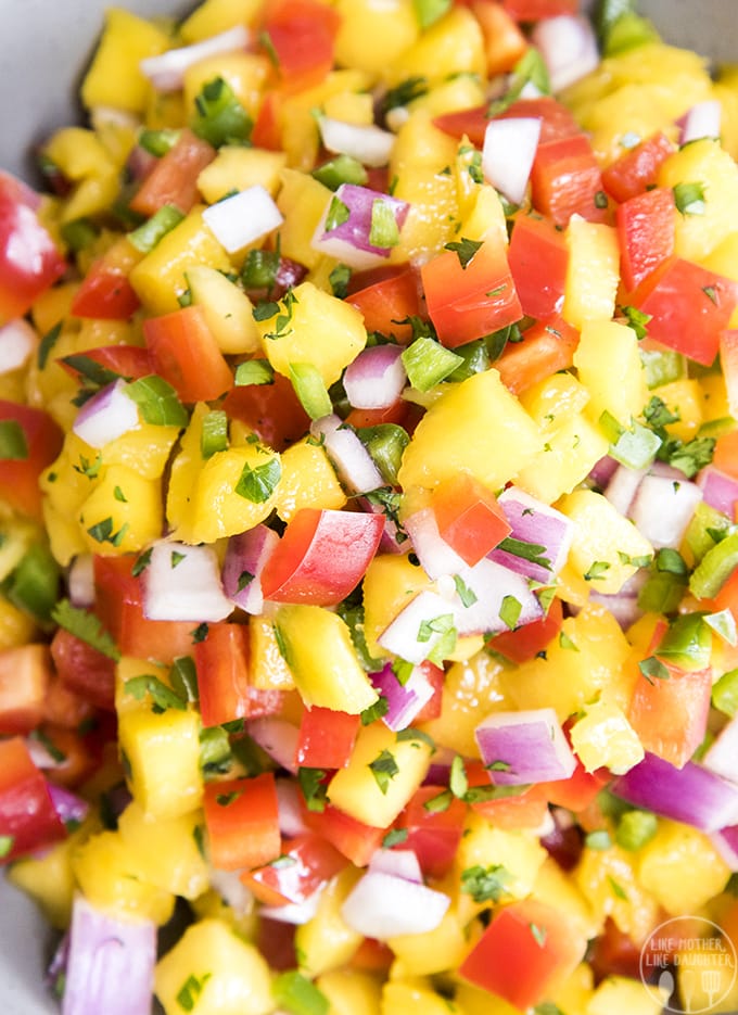 Fresh Mango Salsa – Like Mother, Like Daughter