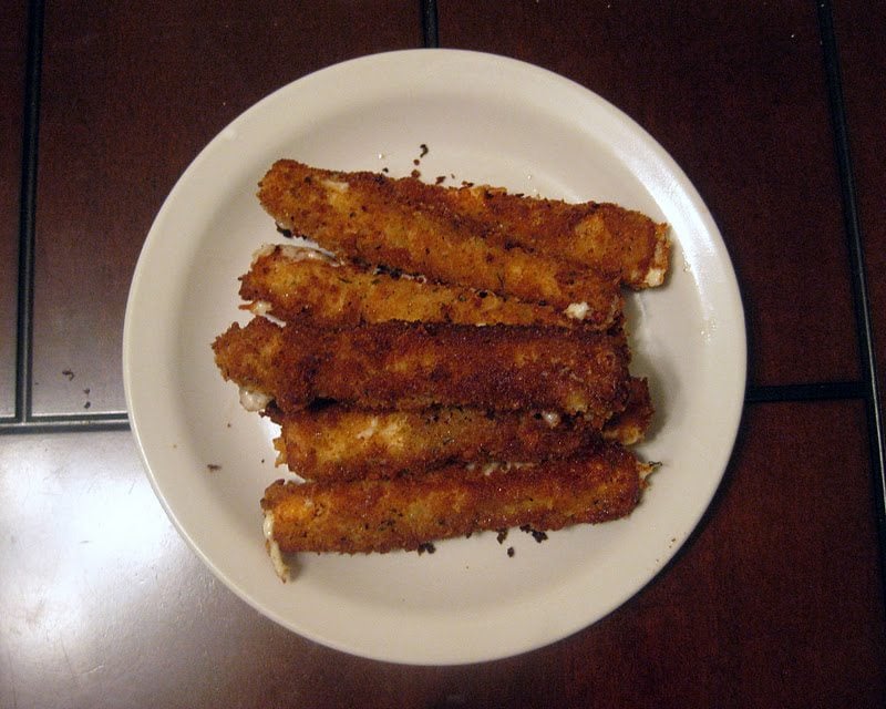 Breaded Mozzarella Sticks Like Mother Like Daughter