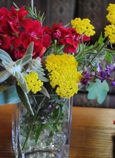 A variety of flowers.