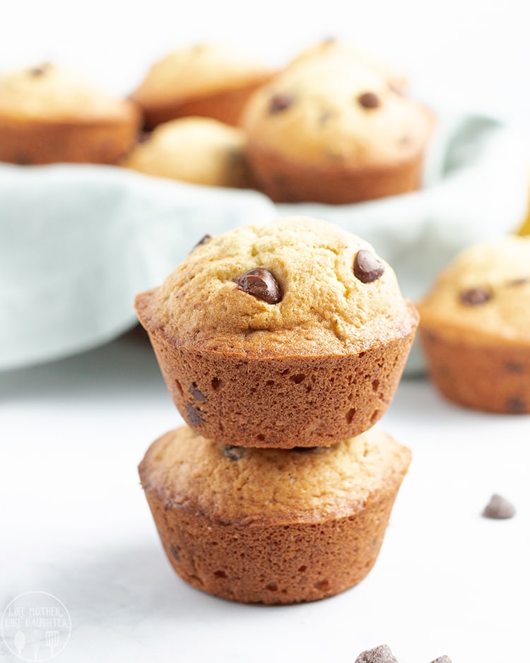 Banana Chocolate Chip Muffins are the best snack!