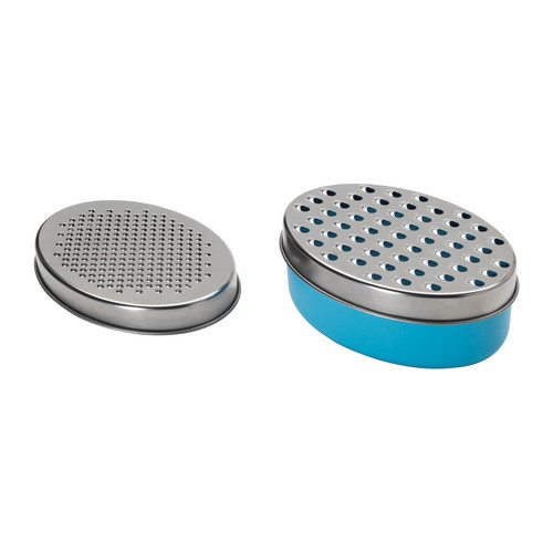 A cheese grater with a lid.