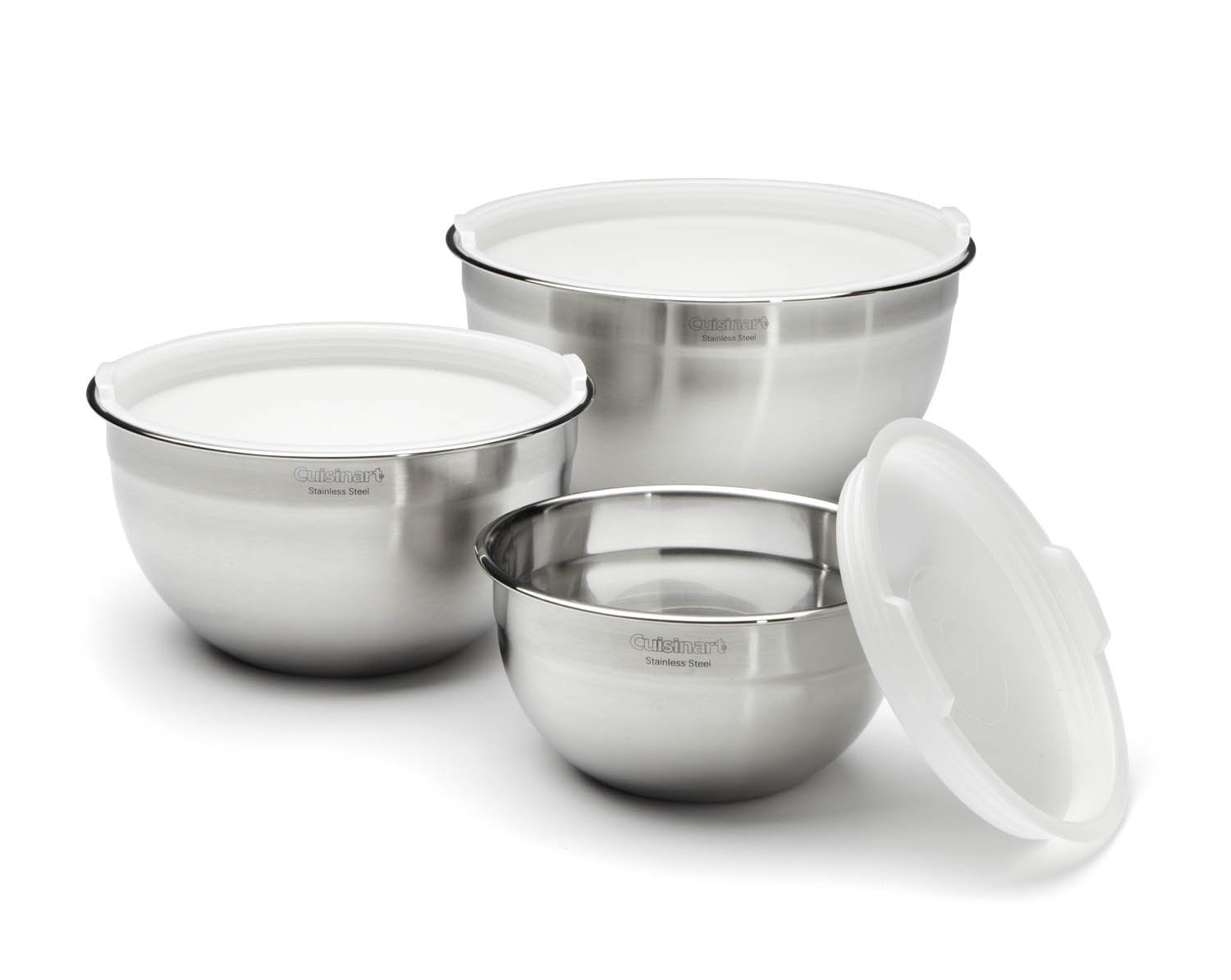 silver mixing bowls