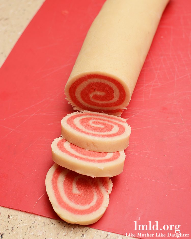 Valentine's Day Cookies - pinwheel cookies