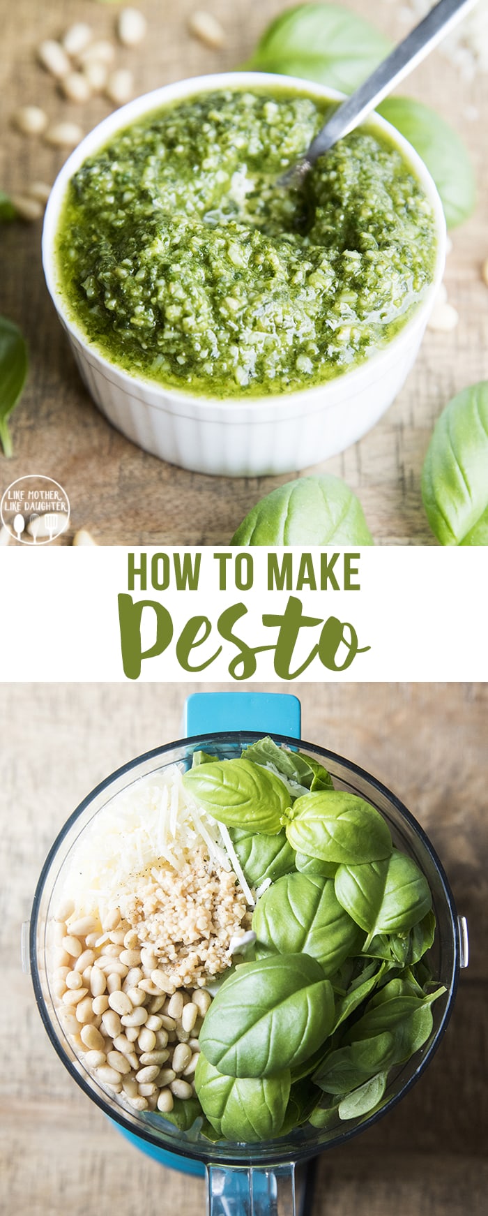 This pesto recipe is so easy to make with only 7 ingredients, its perfect for pasta, pizza, chicken, and more!