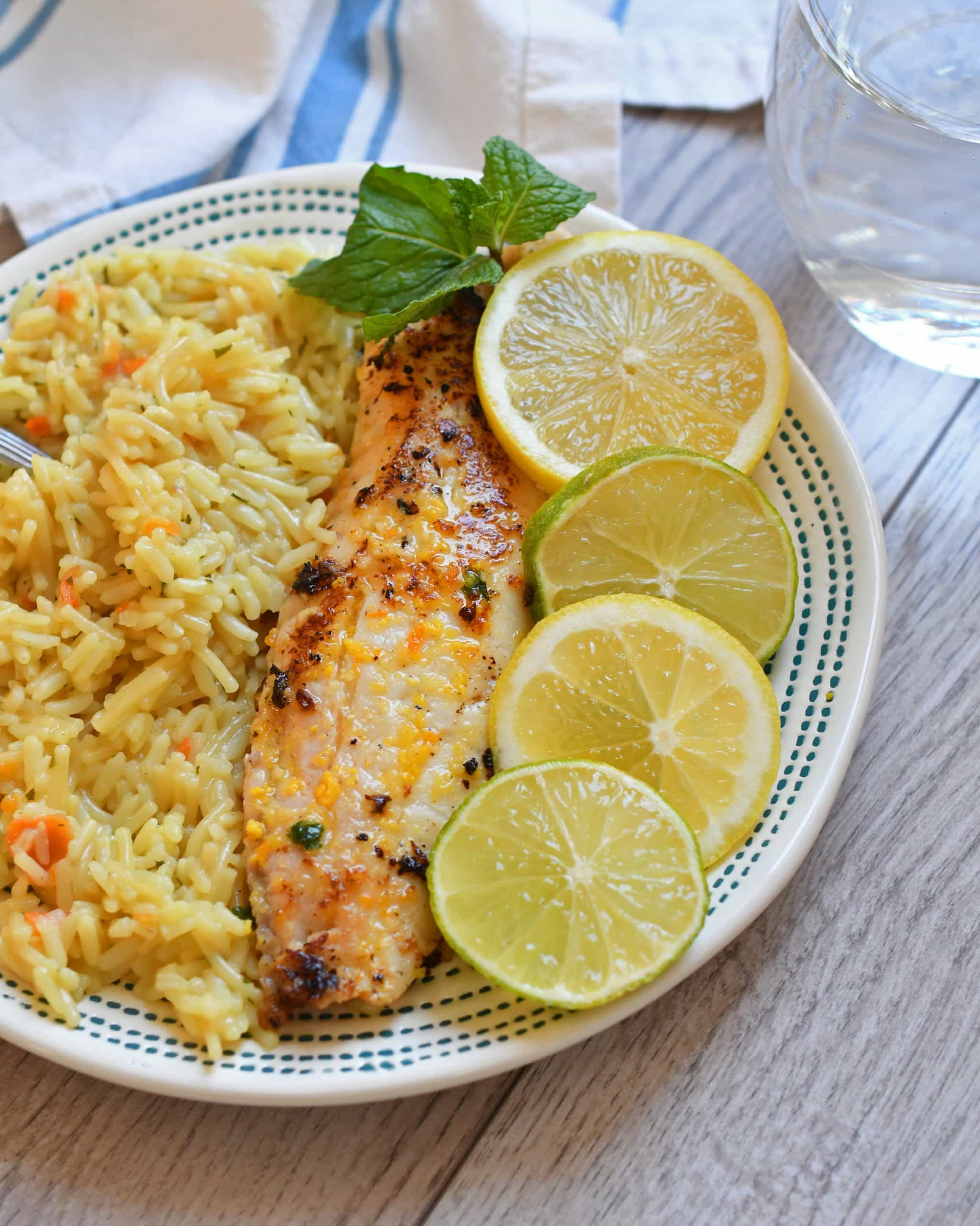 Tilapia with Citrus Butter-image