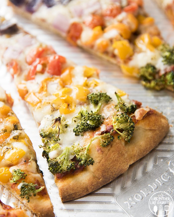 Rainbow Veggie Pizza