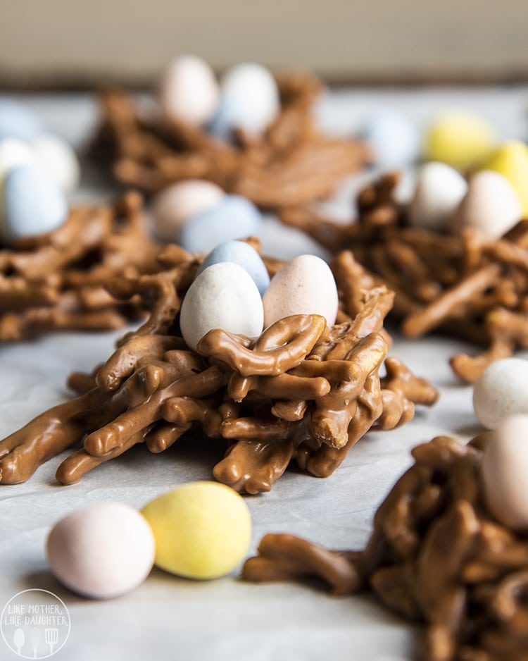Bird Nest Cookies - Easter Egg Cookies