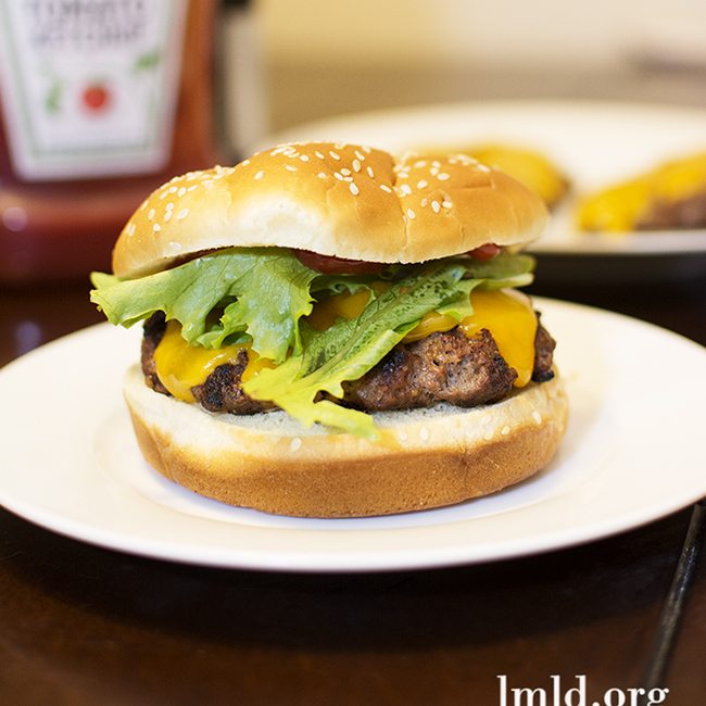 Bacon Cheddar Burgers - Like Mother Like Daughter