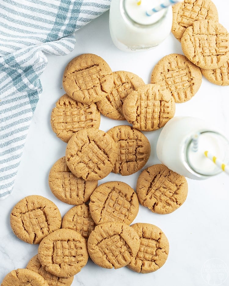 Flourless Peanut Butter Cookies - Like Mother Like Daughter