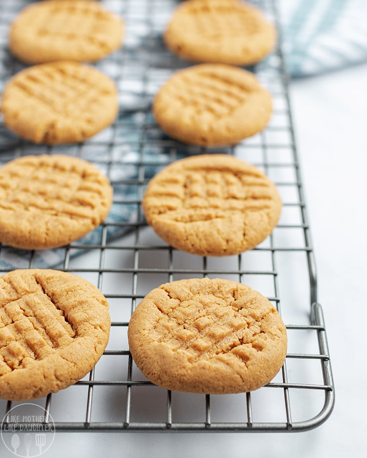 Flour Free Peanut Butter Cookies