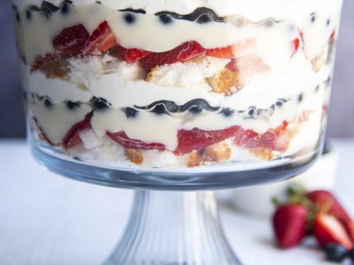 White Chocolate Raspberry Trifle Recipe | Easy No-Bake Holiday Dessert