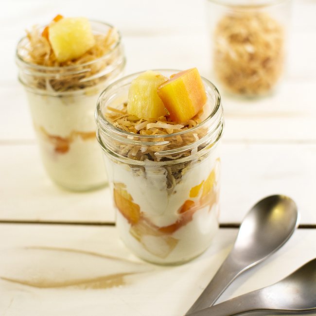 Tropical Fruit Parfaits