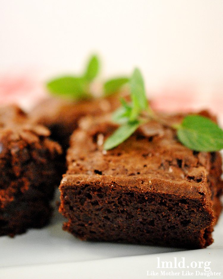 Chocolate Mint Brownies Like Mother Like Daughter