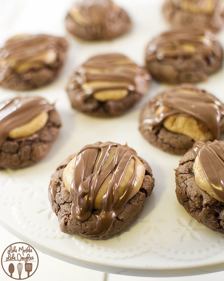 Buckeye Brownie Cookies Like Mother Like Daughter