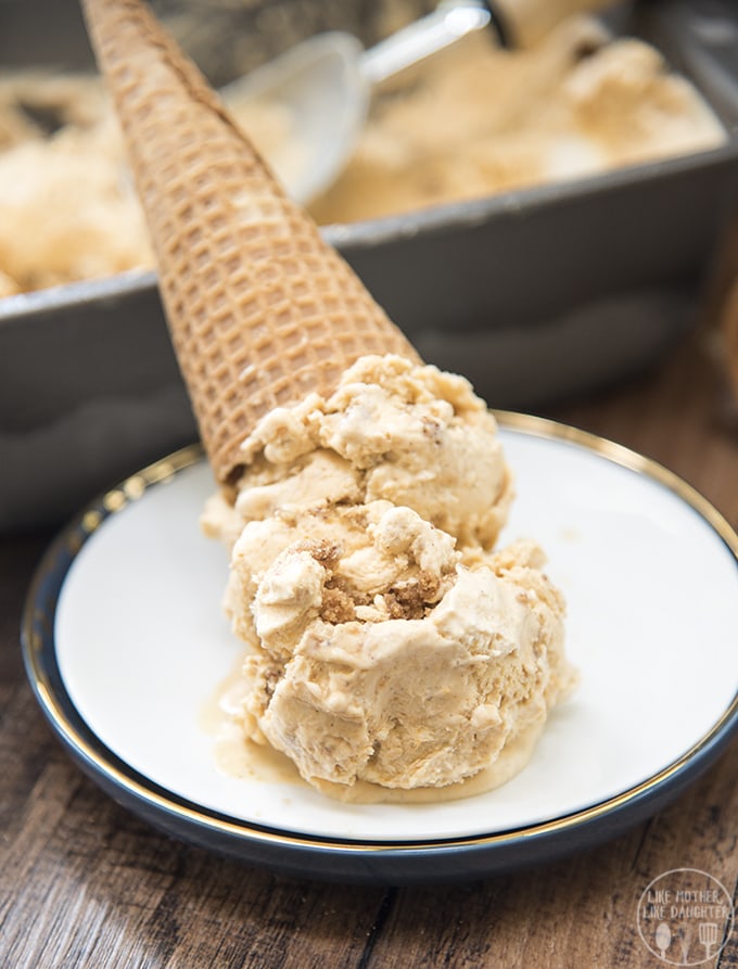 Pumpkin ice cream is a perfect fall treat and no ice cream maker required!