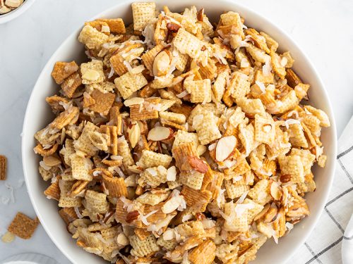 Coconut Almond Chex Mix Like Mother