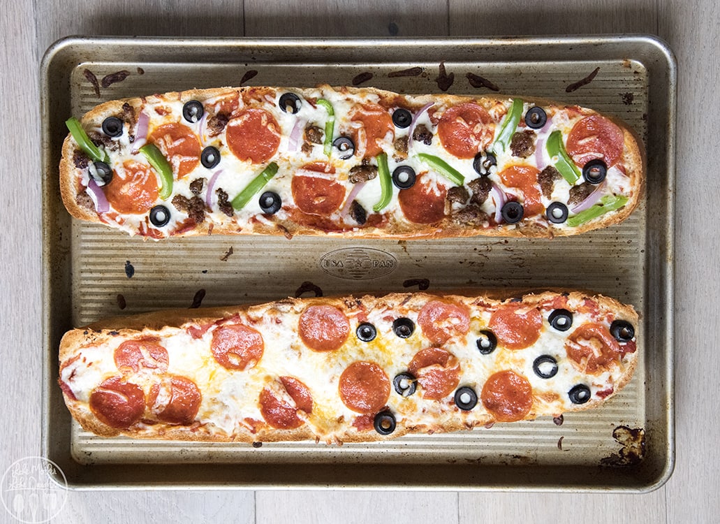 Homemade French Bread Pizza