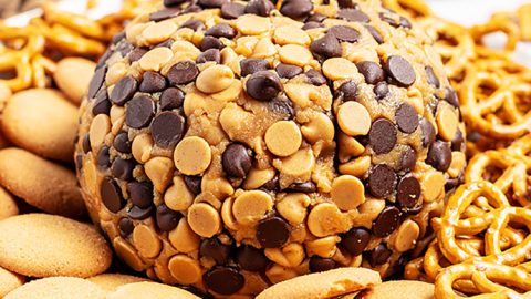 Chocolate Chip Cheese Ball - THIS IS NOT DIET FOOD