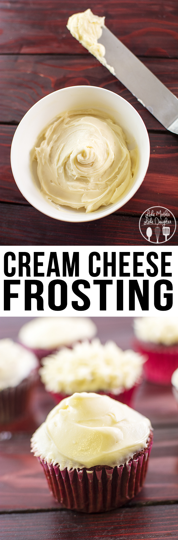 Cream Cheese Frosting that is so smooth, tangy and sweet, perfect for any cakes, cookies, cinnamon rolls, or to eat by the spoonful!