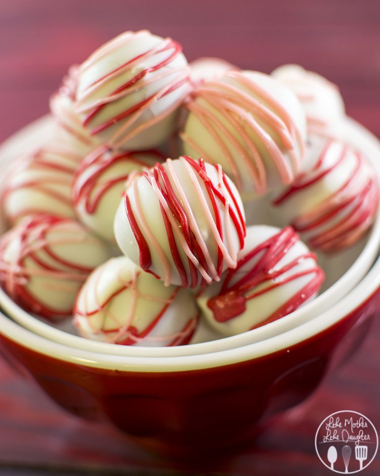 Red Velvet Cake Balls Like Mother Like Daughter