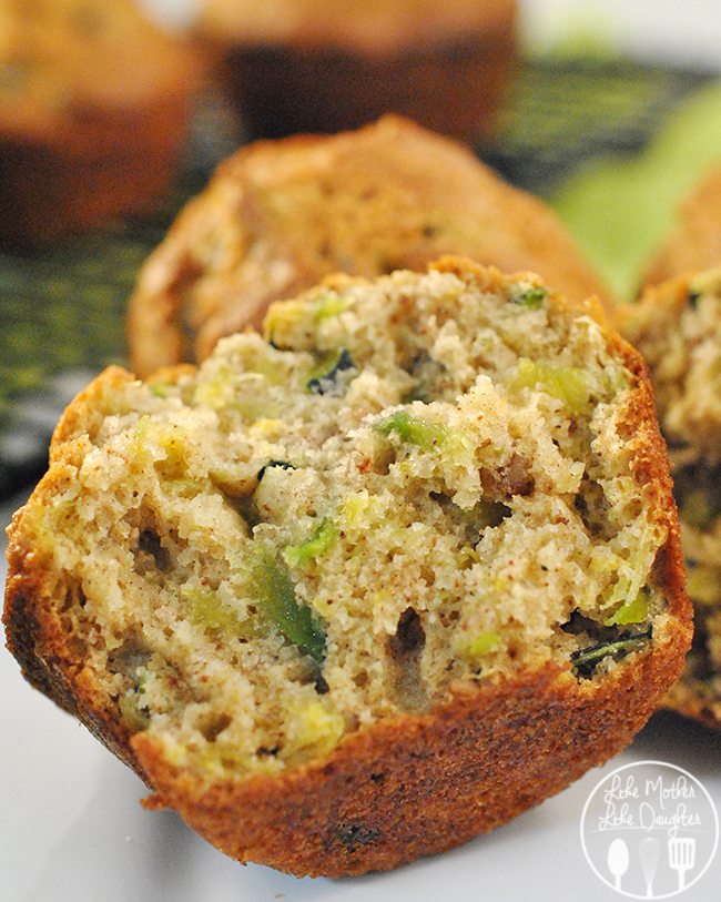 Zucchini Muffins - Like Mother, Like Daughter