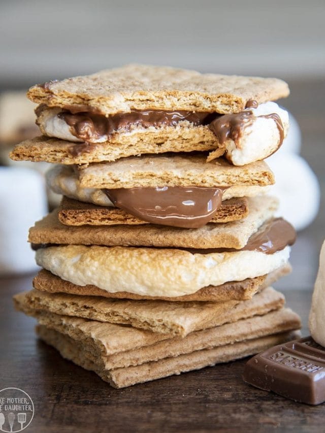 Indoor S'mores – Like Mother, Like Daughter