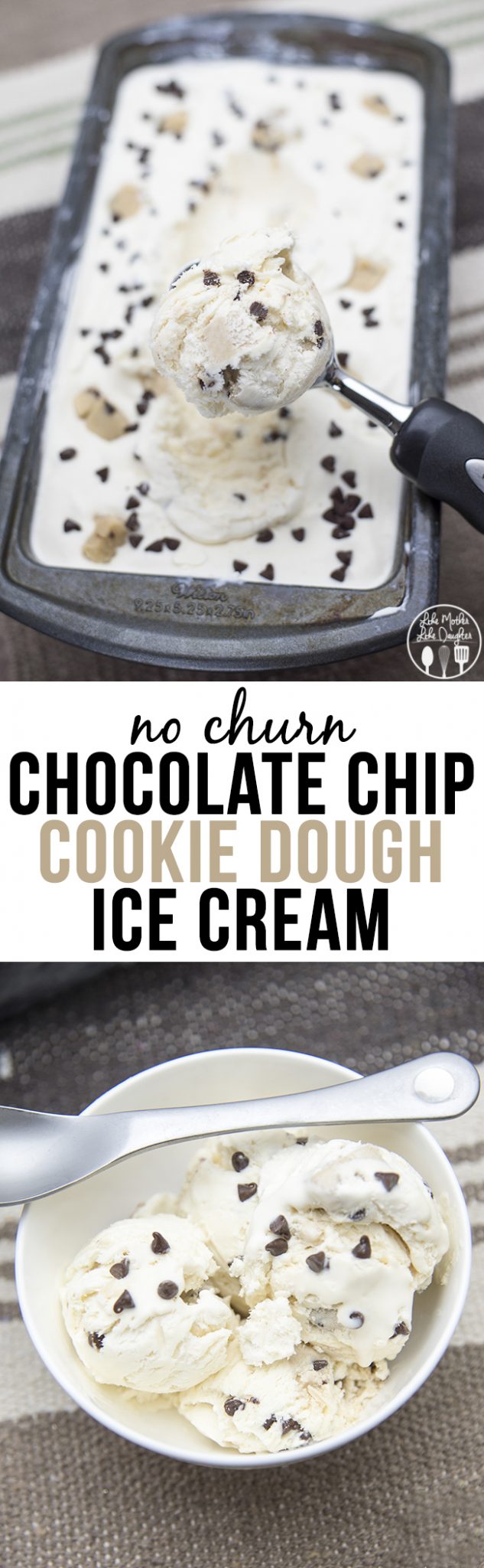 Chocolate Chip Cookie Dough Ice Cream - LMLDFood