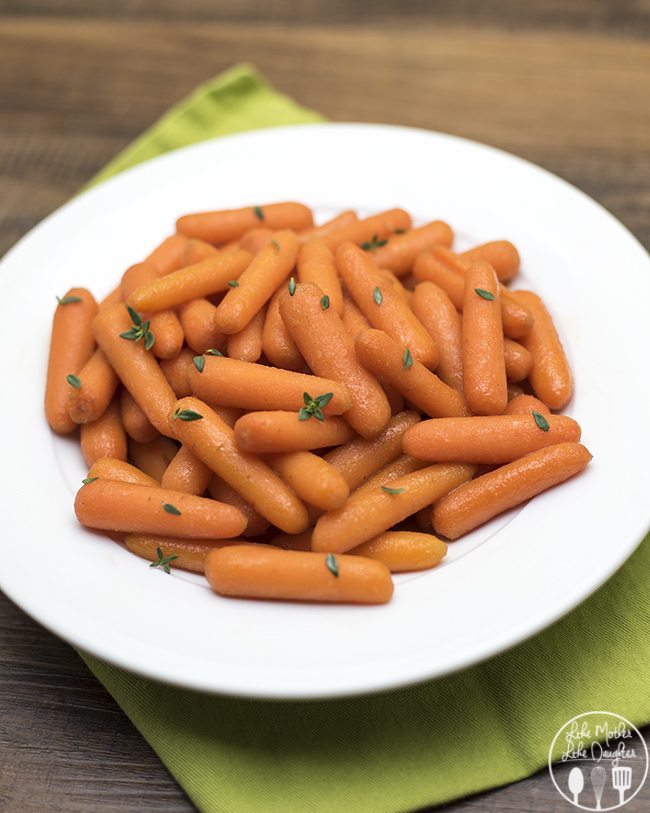 Sweet Glazed Carrots - Like Mother Like Daughter