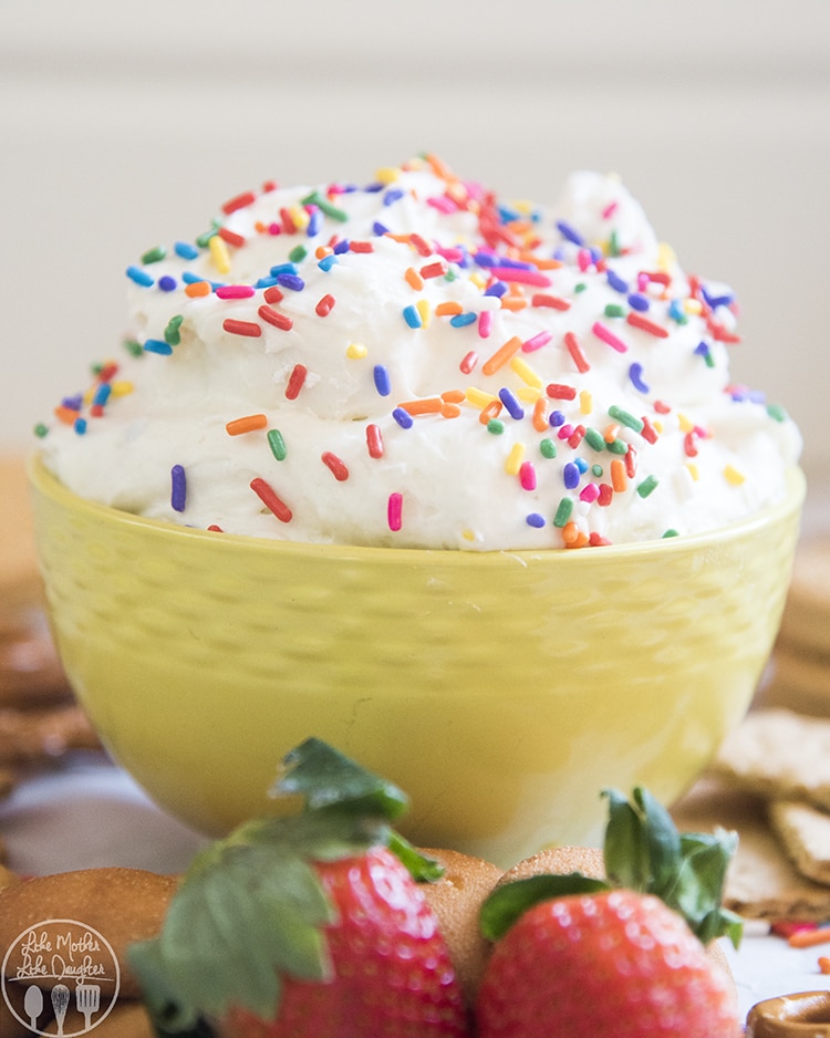 Funfetti cake batter dip