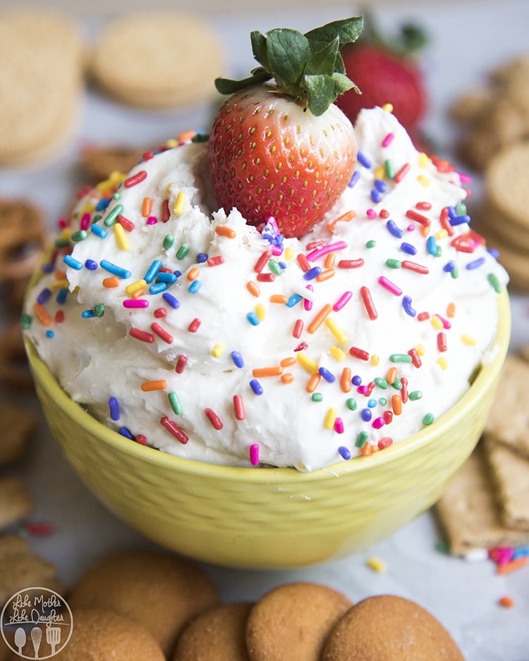 Cake Batter Dip that tastes just like cake batter