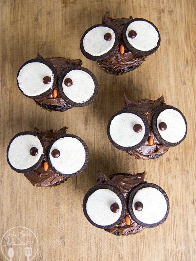 Owl Cupcakes – Like Mother, Like Daughter