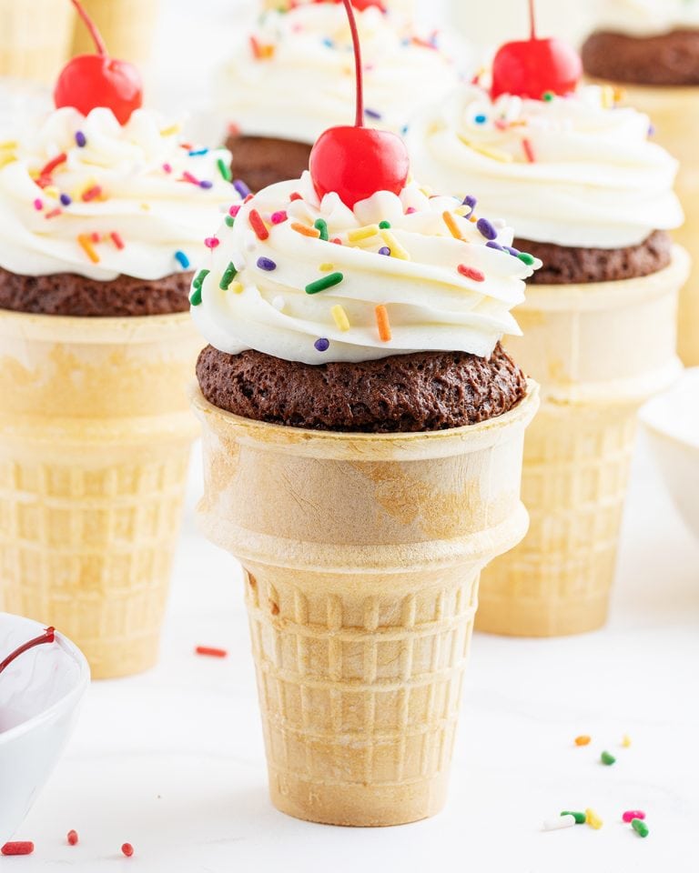 Ice Cream Cone Cupcakes - Like Mother Like Daughter