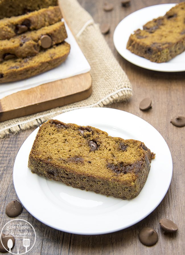 Healthier Pumpkin Chocolate Chip Bread -Lmldfood