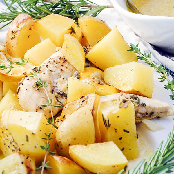 herb roasted chicken and potatoes - lmldfood