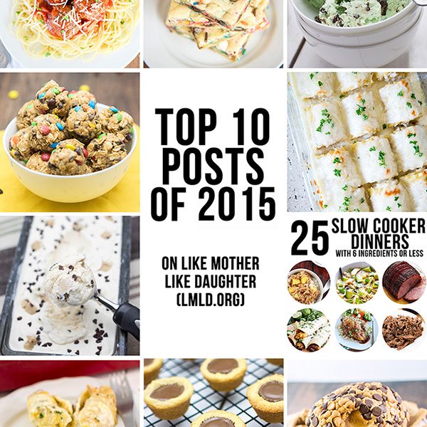 Collage image with top 10 posts of 2015 title.