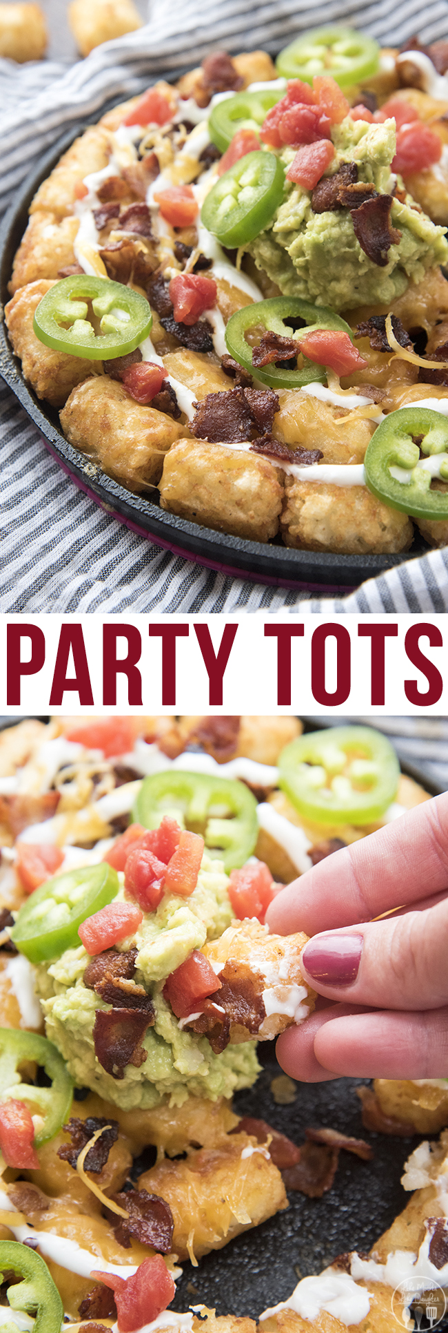 Title card for party tots.