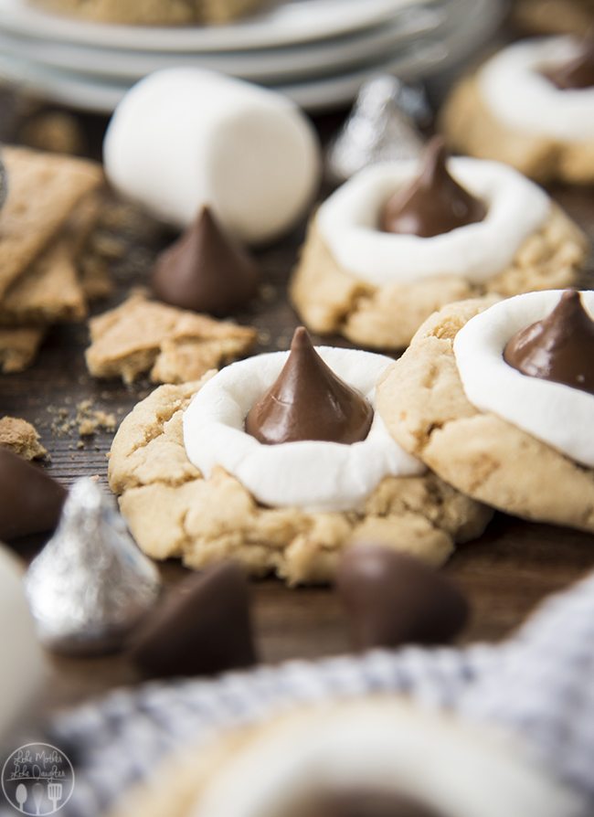 Hershey Kiss S Mores Cookies Like Mother Like Daughter