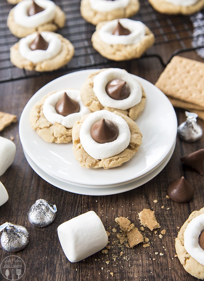 Hershey Kiss S'mores Cookies - Like Mother, Like Daughter